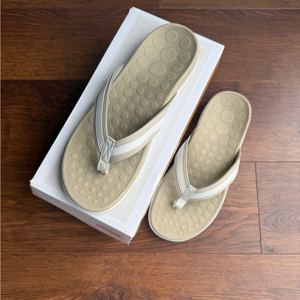 Orthaheel Women's Vionic Tide Flip Flop Sandals - Picture 3 of 10